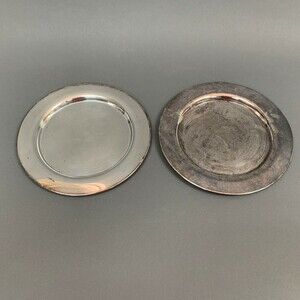 Oneida Silversmith Silver Plate Salad Plates 7 1/2 Lot of 2